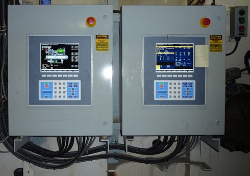Compressor control panels